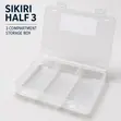 SIKIRI HALF 3 Transparent 3-Compartment Storage Organizer - 1