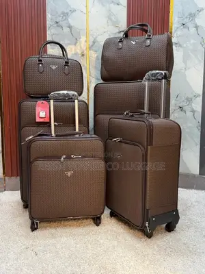Executive Leather Luggage Set - Bottega Style