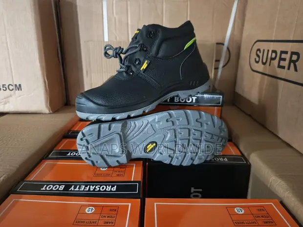 ProSafety Industrial Leather Boots (Size 38-46) - 1