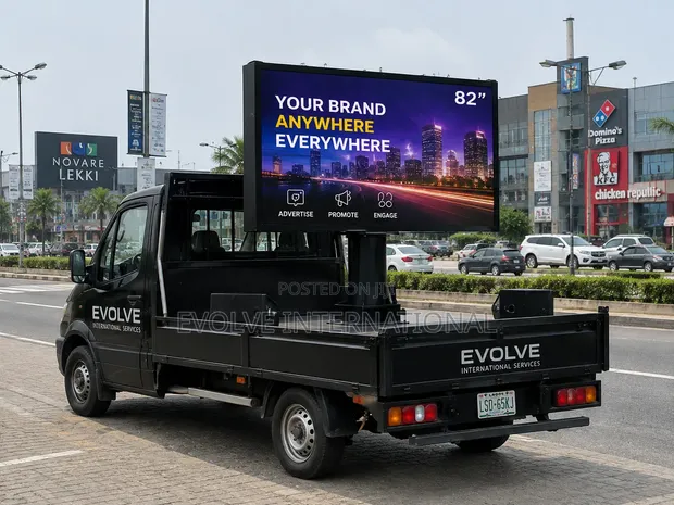 Mobile LED Screen Advert Van Rental - 1
