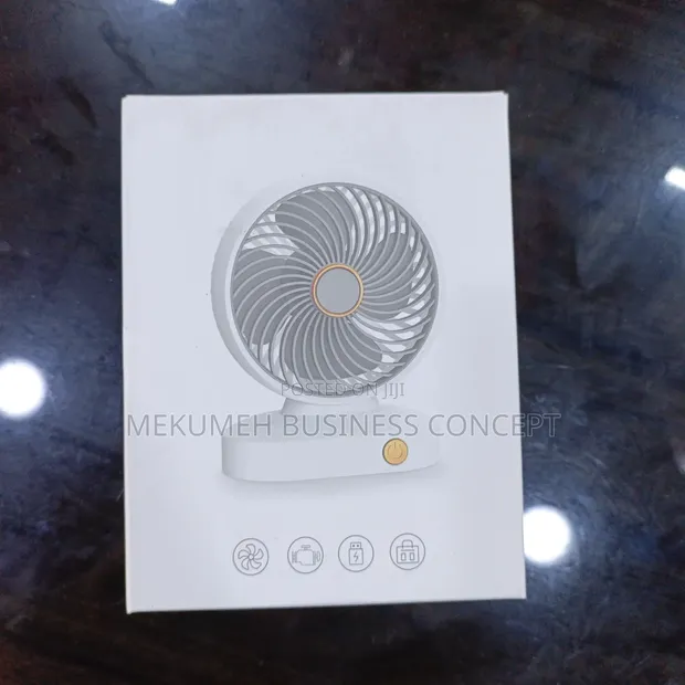 Mini Rechargeable Desktop Fan - 1
