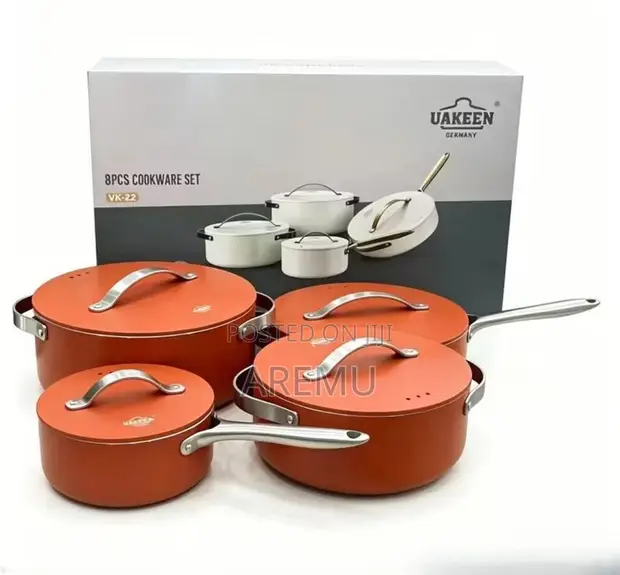 Uakeem 8pcs Ceramic Induction Pot Set - 1