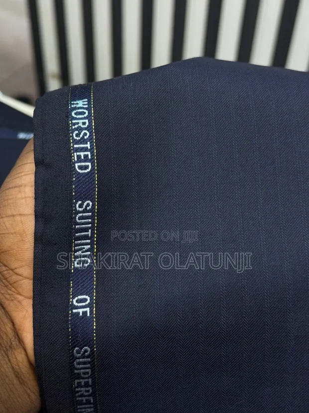 Premium Cashmere Worsted Wool Fabric - 1