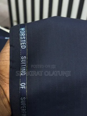 Premium Cashmere Worsted Wool Fabric