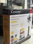 CENTURY 18" Recharge Mist Fan with LED Light - 1