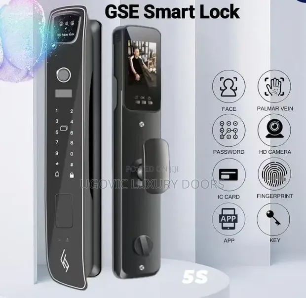 Smart WiFi Door Lock with Camera & Fingerprint - 1