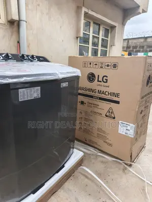 LG 9KG Mesin Wanki Mai Bude Sama - Sabon Abu