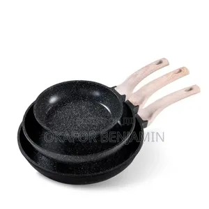 3-Piece Aluminium Die-Cast Frypan Set