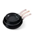 3-Piece Aluminium Die-Cast Frypan Set - 1