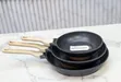3-Piece Aluminium Die-Cast Frypan Set - 3