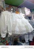 Girls' Turkey Christening Gown and Leggings Set - 3