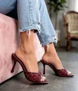 Aaronfaiy Ladies Sleek Chic Heeled Slippers - 3