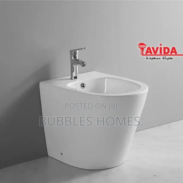 Sabon Lavida Ceramic Bidet Bowl (Farin Launi) - 1