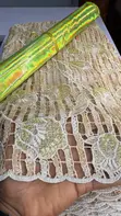 Handcut Lace Fabric - Sabon Kayayyakin - 1