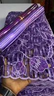 Handcut Lace Fabric - Sabon Kayayyakin - 4
