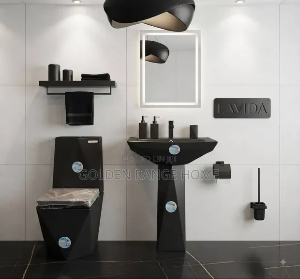 Lavida Executive Black Watercloset (WC) - 1
