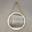 Gold Flame Belt LED Mirror - 2