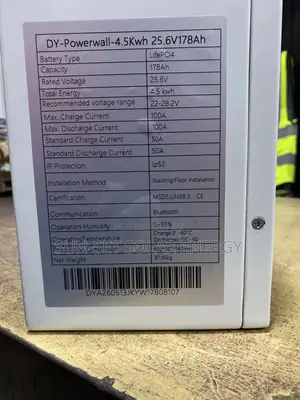 DERIY 4.5kWh 24V 178Ah Lithium Baturi Mai Shekaru 5 na Garanti