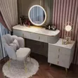 Luxury Imported Dresser Table Set tare da LED Mirror - 1