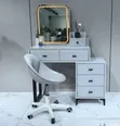 Luxury Imported Dresser Table Set tare da LED Mirror - 3