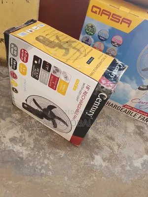 Brand New Century 18" Rechargeable Wall Fan with Remote