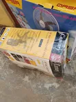 Brand New Century 18" Rechargeable Wall Mounted Fan with Tilt Neck & Torch - 2