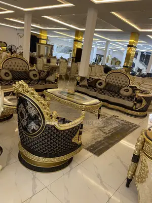10-Seater Royal Turkish Fabric Sofa Set with Dining Table