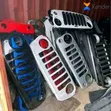 Gurin Gaba da Fitilun Gaba na Jeep Wrangler da Hummer H2 - 1