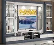 Luxurious Room Divider TV Cabinet with LED - 3