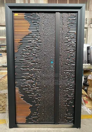 4ft x 7ft Cast Door - Ocean Waves Design