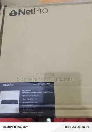 NetPro NPG-24SFP-8G 28-Port Gigabit Managed Switch