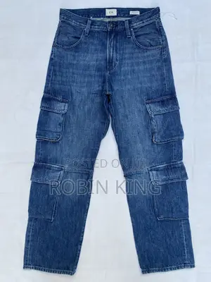 CANDA Blue Combat Cargo Denim Jeans - W30 L42