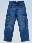 CANDA Blue Combat Cargo Denim Jeans - W30 L42 - 1