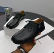 Maison Margiela Tabi Leather Lace-Up Shoes - Black - 2