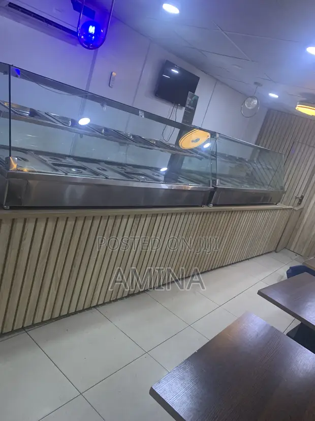 AfriKitchen Restaurant Table with Cabinet - 1