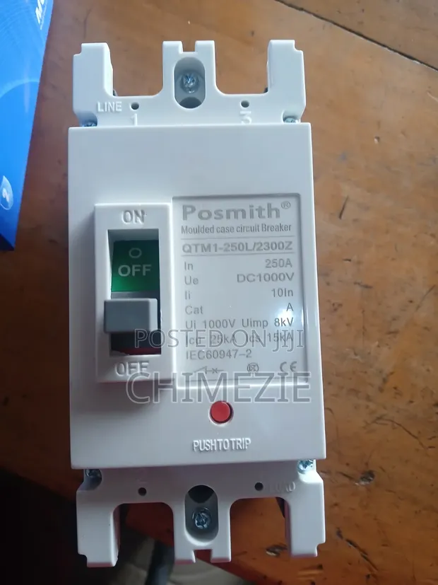 Posmith 250A 2-Pole DC Circuit Breaker - 1