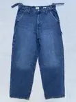 CANDA Blue Baggy Carpenter Denim Jeans W34 L45 - 1