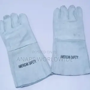 Ash Leather Industrial Gloves