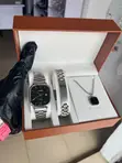 Casio Men's Watch, Bangle, and Necklace Set - 1