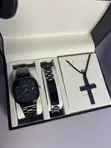 Casio Men's Watch, Bangle, and Necklace Set - 2