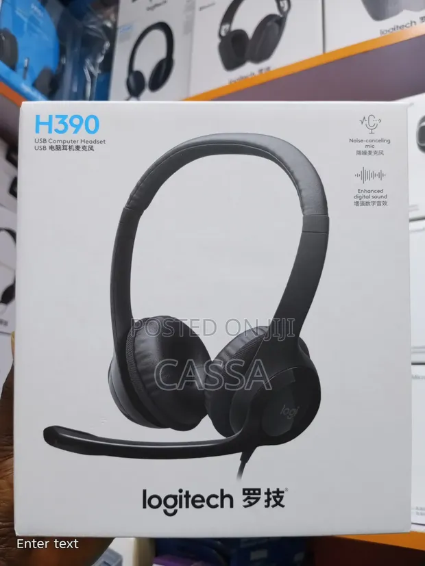 Logitech H390 Headset Mai Amfani da USB Mai Hana Kare Sauti - 1
