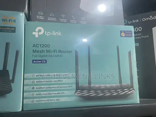 TP-Link Archer C6 Gigabit Router - 1