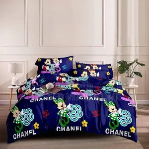Kids Cartoon Print Bedspread - Fun & Colourful