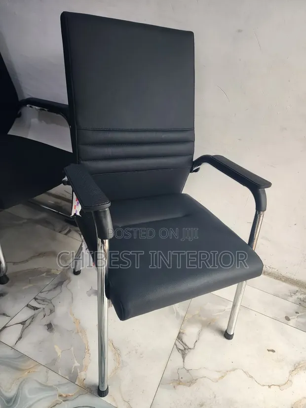 High Quality Visitor's Office Leather Chair - 1