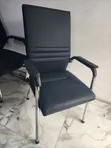 High Quality Visitor's Office Leather Chair - 1