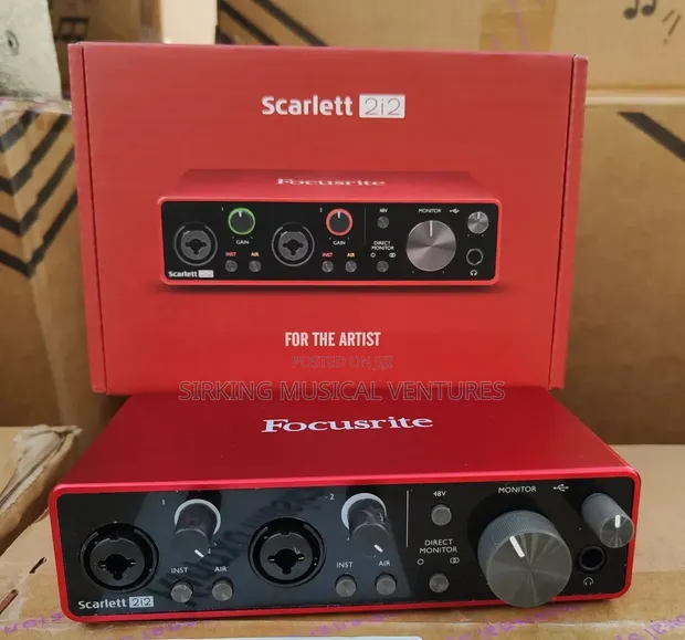 Focusrite Scarlett 2i2 Audio Interface (Brand New) - 1