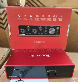 Focusrite Scarlett 2i2 Audio Interface (Brand New)