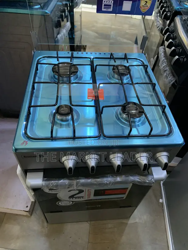 Scanfrost 4 Gas 50x50 Standing Gas Cooker - 1