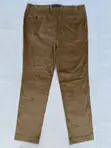 HILTL Men's Brown Cotton Corduroy Suit Trousers W40 L45 - 2