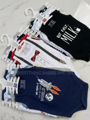 5-in-1 Baby Bodysuits (0-6 Months)